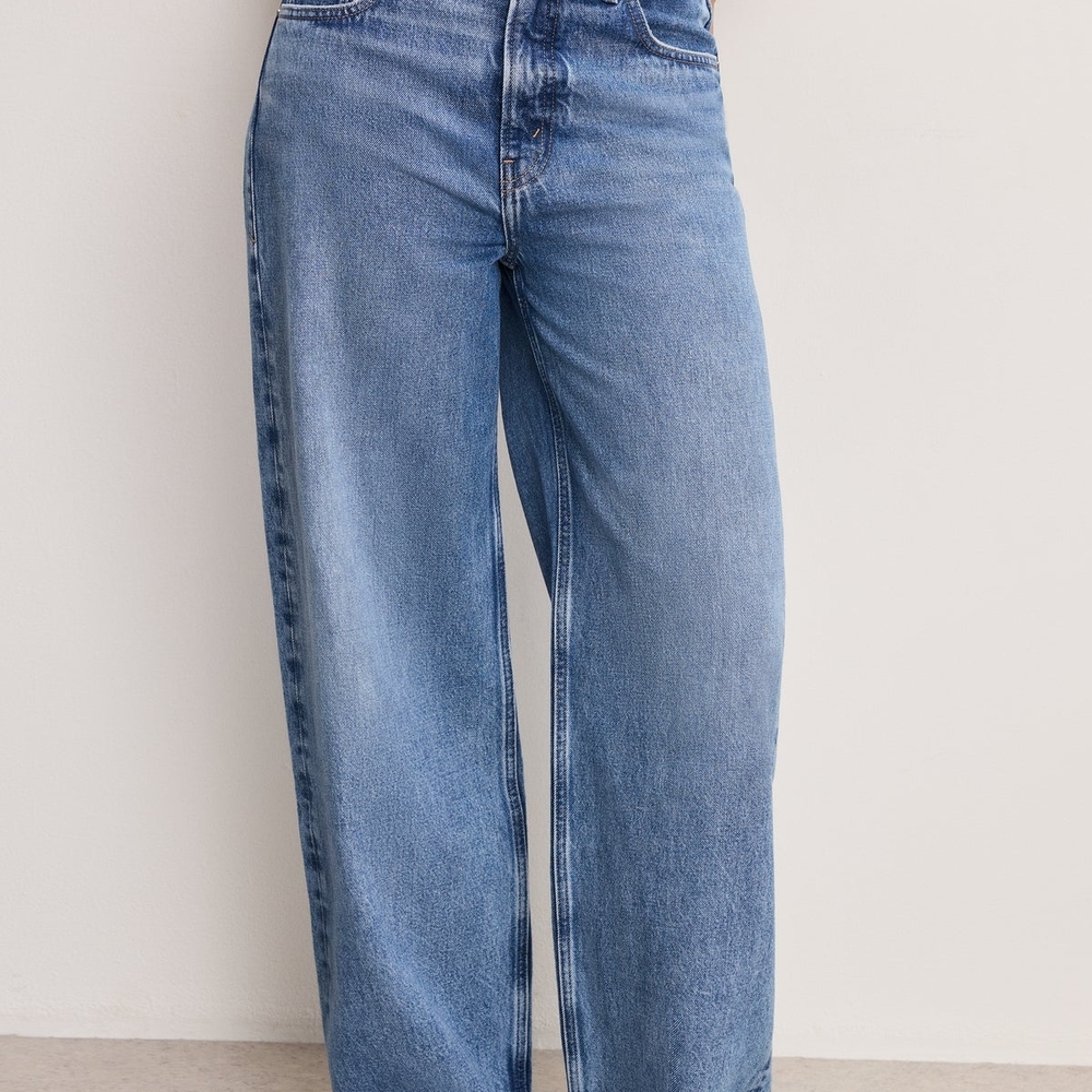 Good American GOOD LOW RISE BAGGY JEANS | INDIGO893